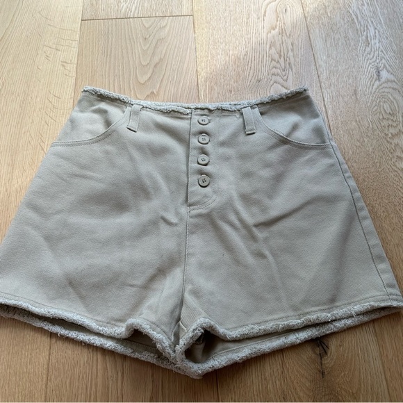NWT OAK + FORT TAN BUTTON FRONT  SHORTS - 25 - Picture 7 of 13